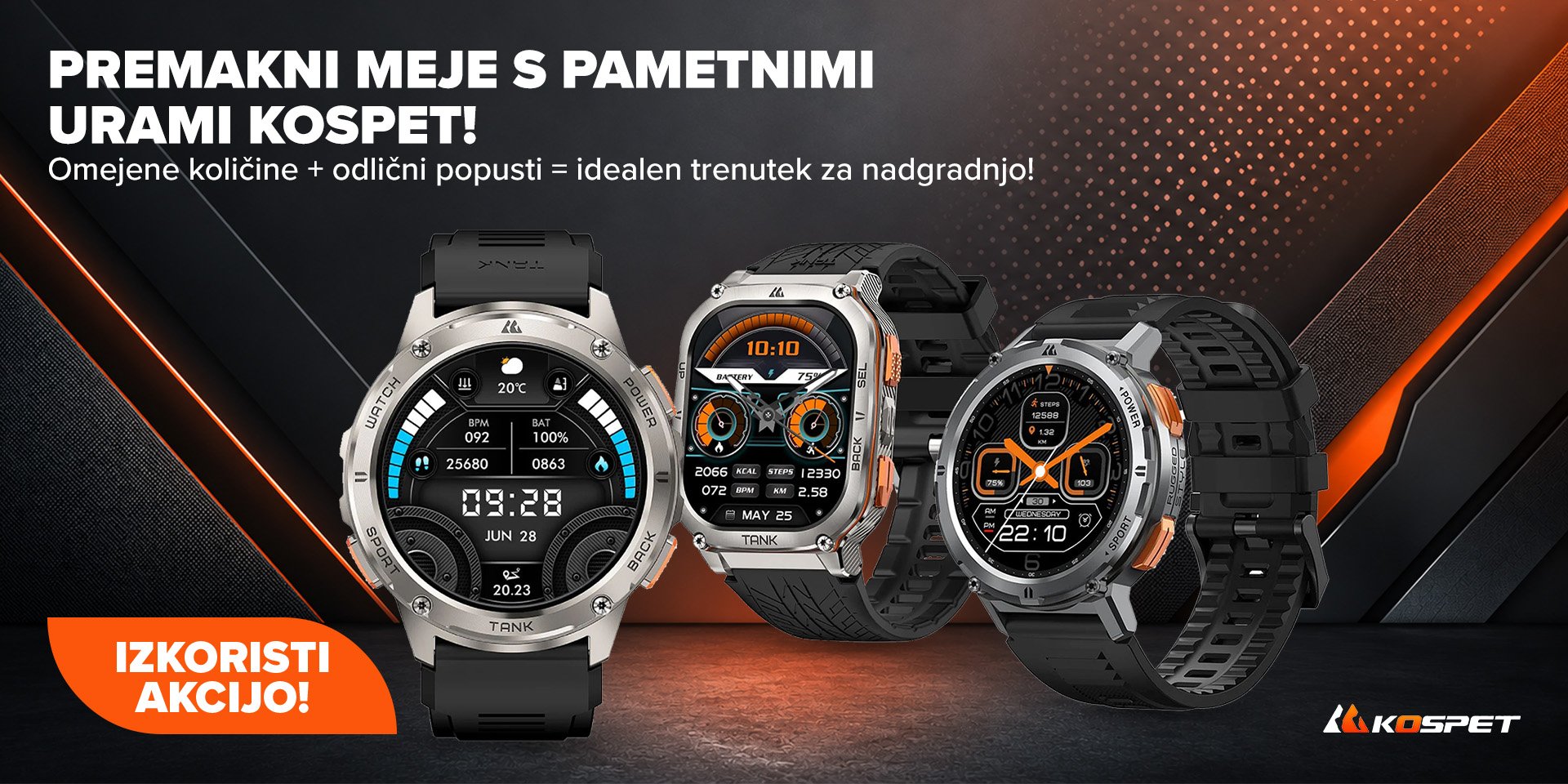 Kospet akcija pametnih ur